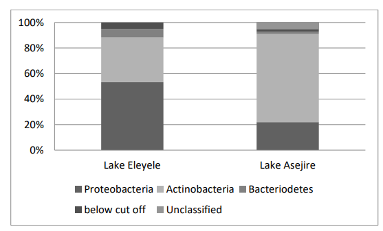 Preliminary Assessments of Composition and Diversity of Bacterioplankton in Two Tropical Man-Made Lakes, Southwestern Nigeria